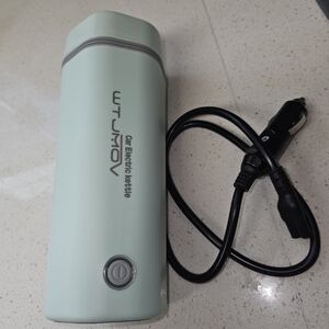 12V Electric Travel Coffee/Tea Kettle 350ml Portable Stainless Steel Cup